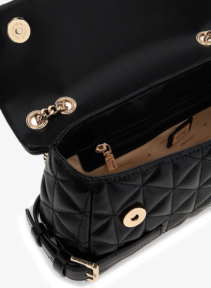GUESS  Paisleigh Convertible Flap Over Crossbody Bag for Women | Best Price UAE